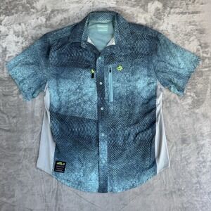 Men's LOCO Kaile Fishing Shirt. Size XL Blue Turquoise